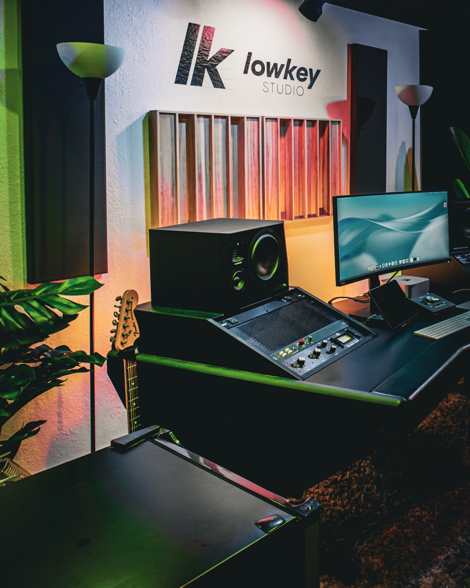 Console and monitors